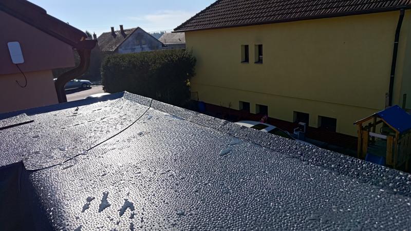 Balkón s pochozí protiskluzovou PVC fólií